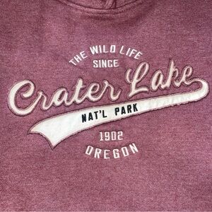 Artisans Crater Lake National Park Pink‎ Hoodie XL
